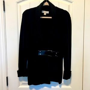 Michael Kors Black Sweater Jacket